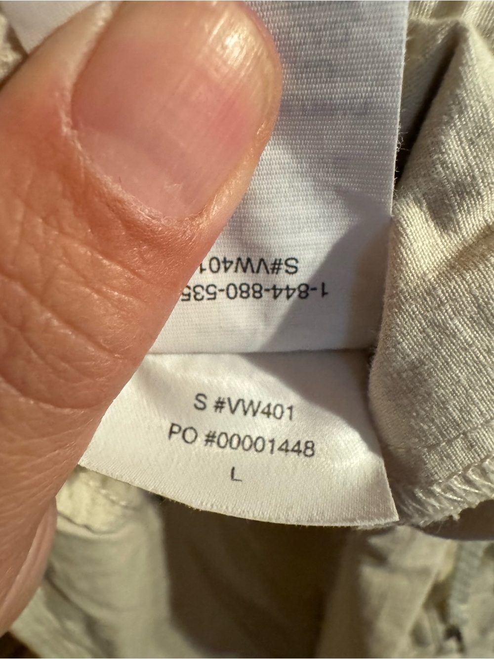 Vuori Women's Light Beige Drawstring Joggers - Picture 6 of 7